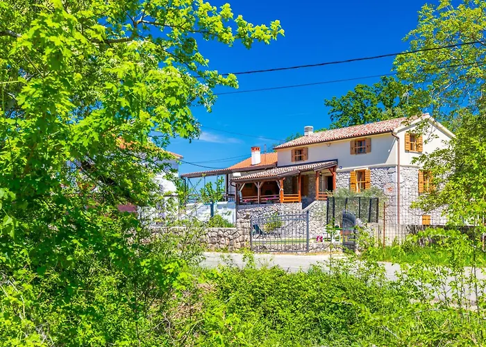 Dora - Family House With Saltwater Pool In Gostinjac, Krk Island Villa Gostinjac