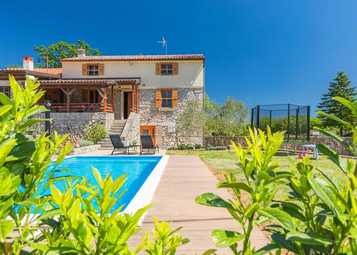 Dora - Family House With Saltwater Pool In Gostinjac, Krk Island Villa *