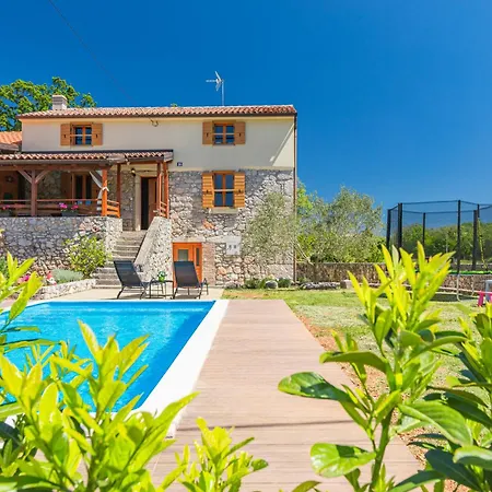 Dora - Family House With Saltwater Pool In Gostinjac, Krk Island Villa *